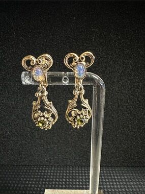 Vintage Sarah Coventry “Contessa” Clip-On Filigree Victorian Revival Earrings